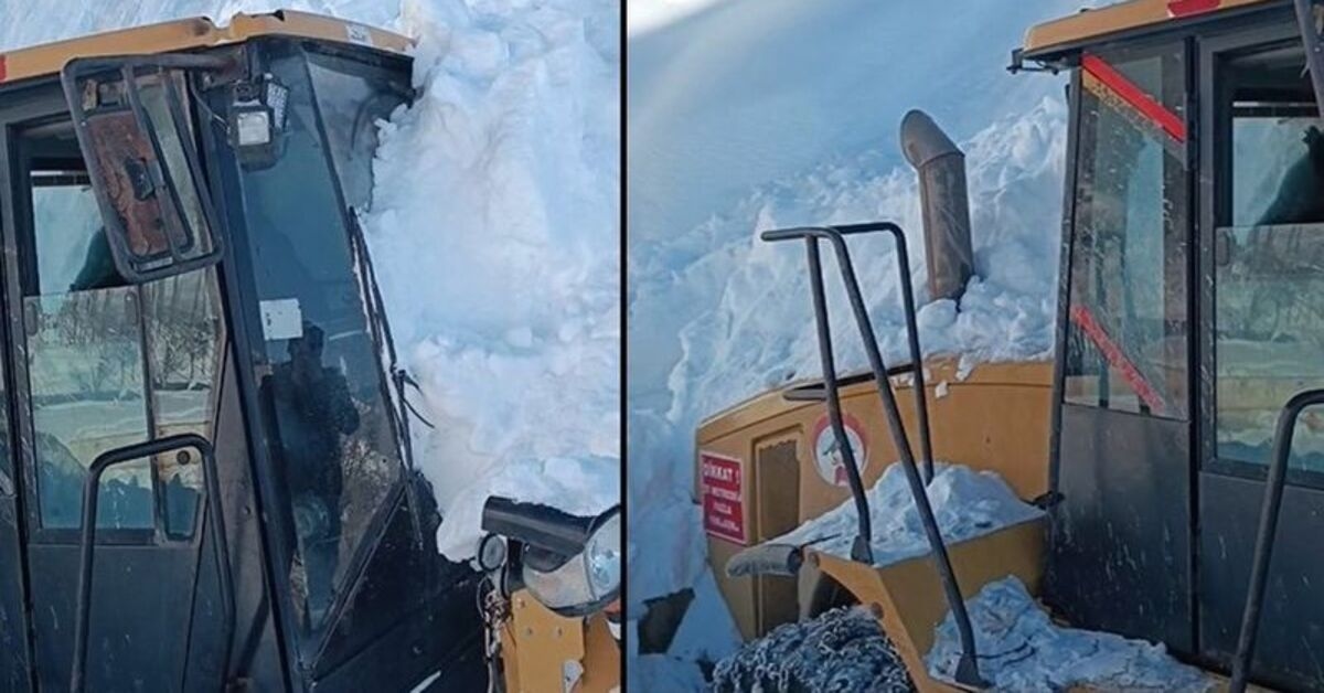 Os corações estavam na boca em Hakkari! O operador foi salvo no último minuto