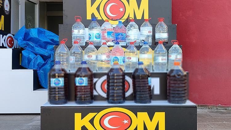 750 litros de álcool falsificado apreendidos em Adana