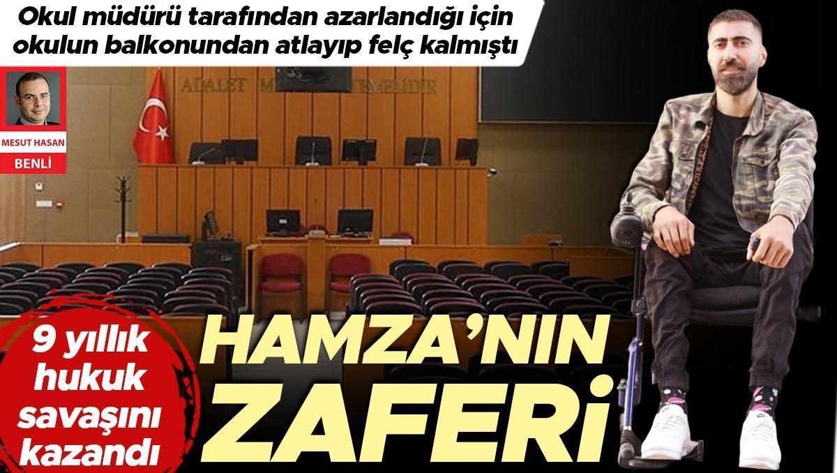 Hamza’nın zaferi... 9 yıllık hukuk savaşını kazandı