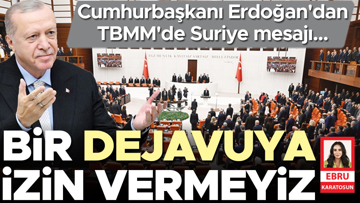 Mensajes importantes de Erdoğan en la Gran Asamblea Nacional Turca: Turquía no hará de su soberanía un tema de negociación