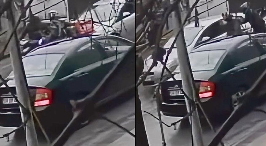 New images of the driver who crushed the motorcycle courier in Pendik have emerged