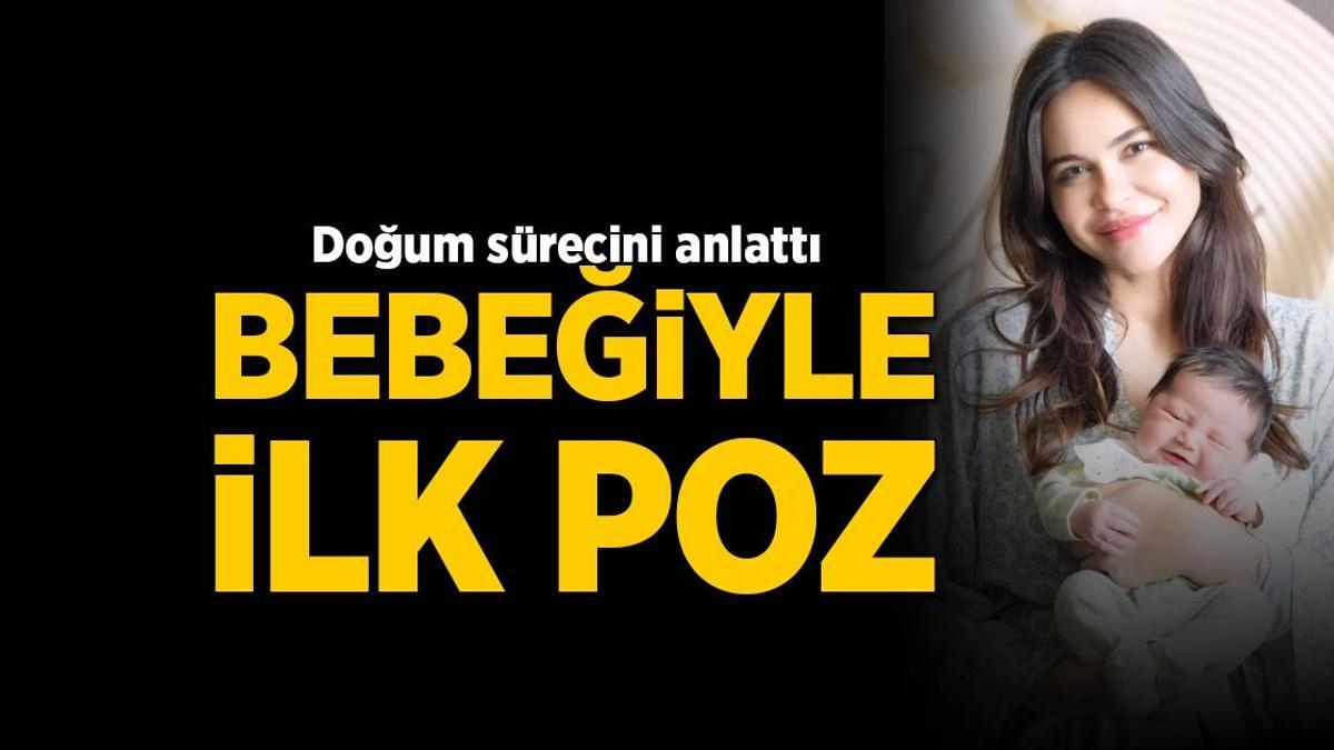 Check out Zeynep Sever Demirel's first pose with her baby! She revealed how much weight she gained