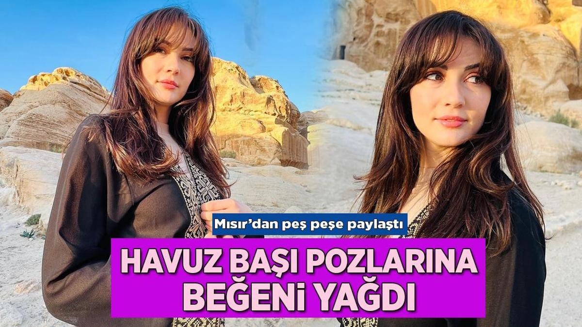 Noticias: Las poses de Burcu Özberk junto a la piscina causaron revuelo en Instagram.