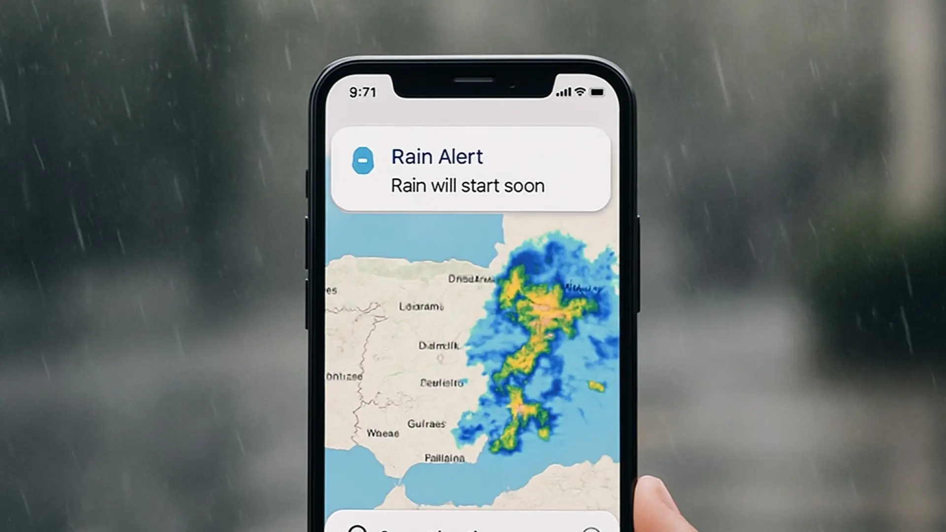 A new DANA arrives: the app that notifies you of rain in real time with high accuracy.