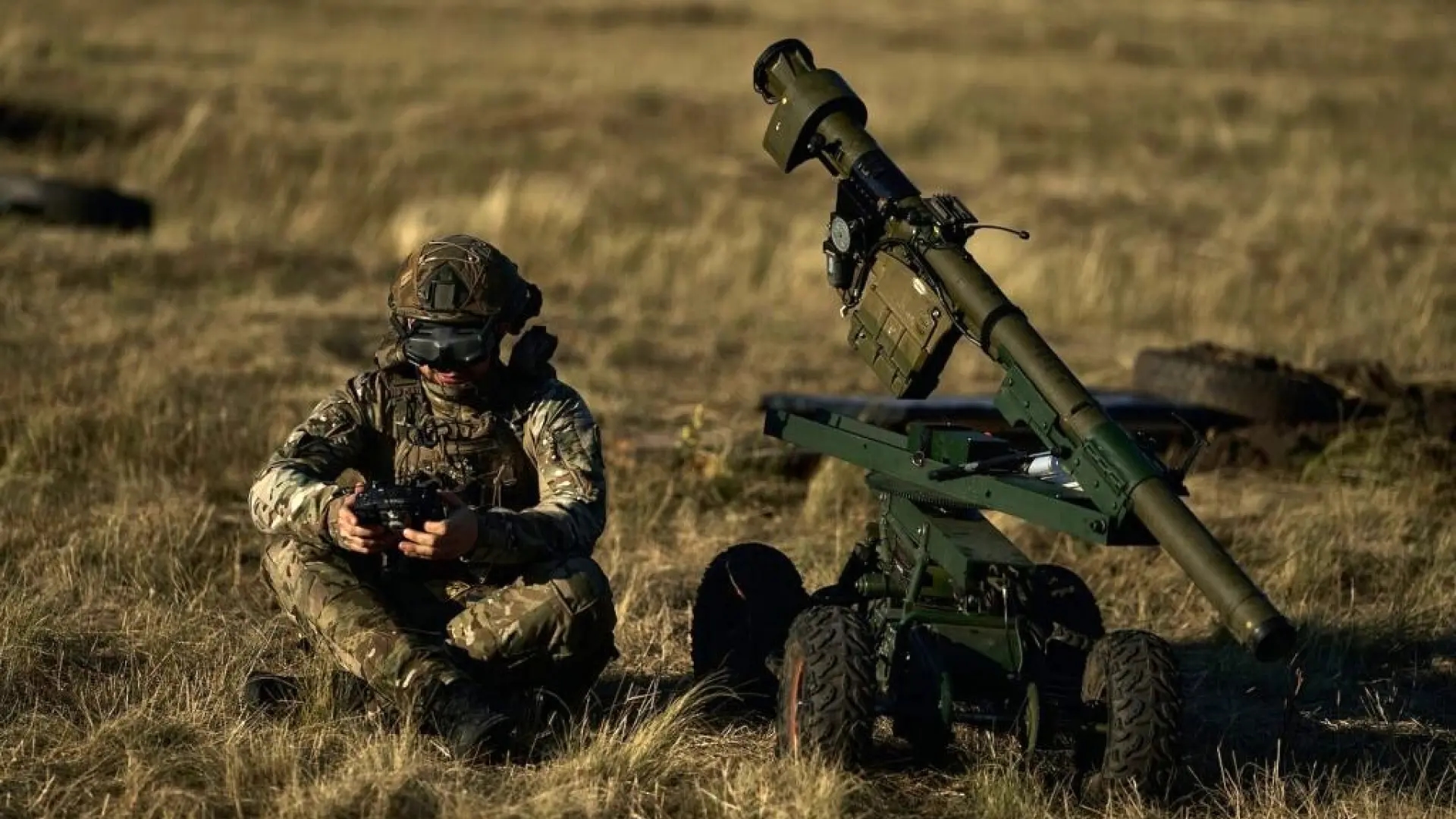 Si tratta del robot lanciamissili creato dall'Ucraina per dare la caccia e abbattere i droni russi.