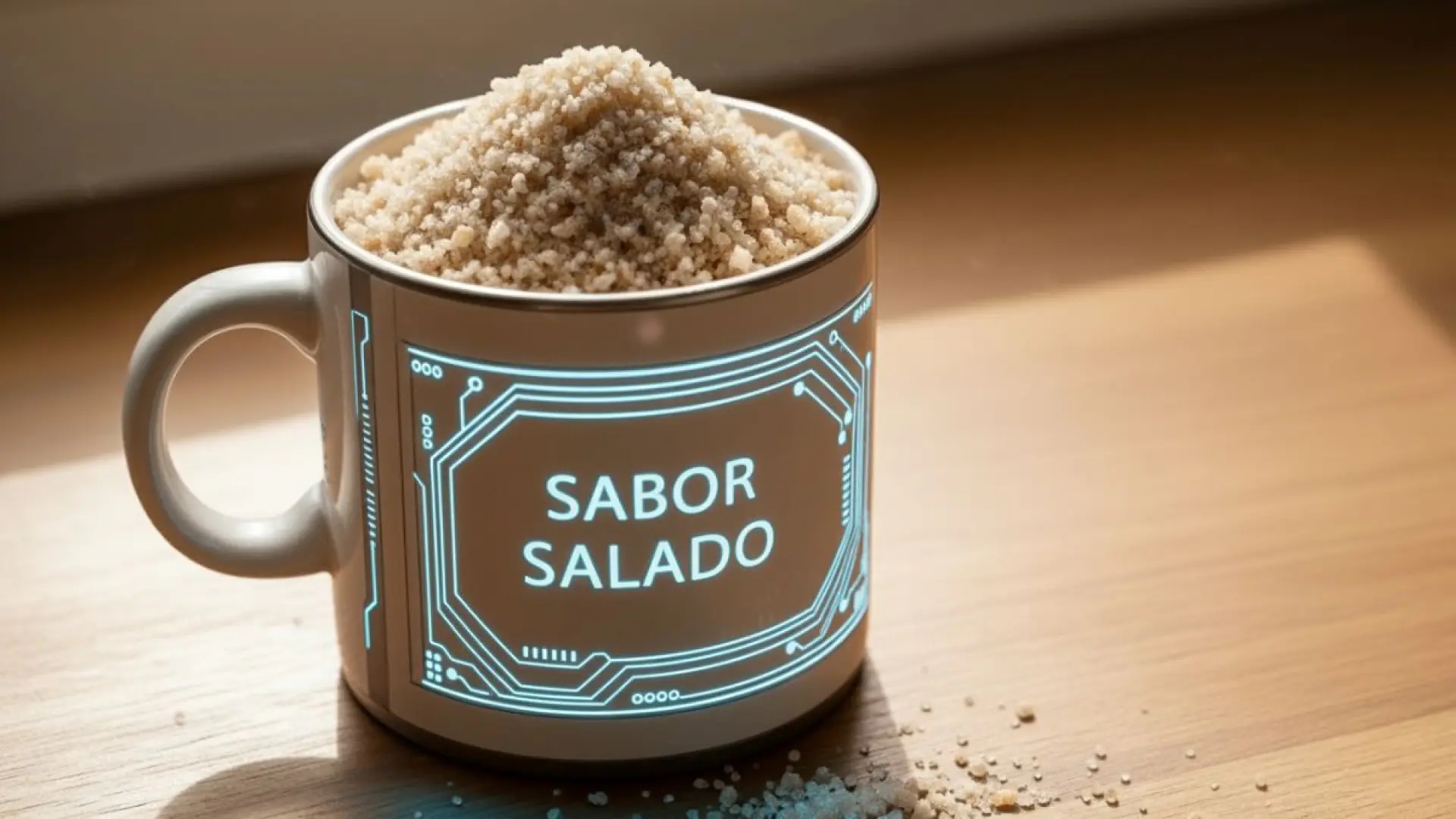First it was the spoon, now it's the cup: This new gadget makes everything taste saltier without using salt.