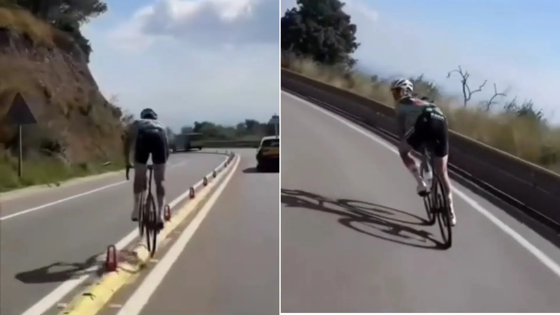 Kern Pharma a ouvert une procédure contre le cycliste Kiko Galván pour ses sauts imprudents sur une route de Barcelone.