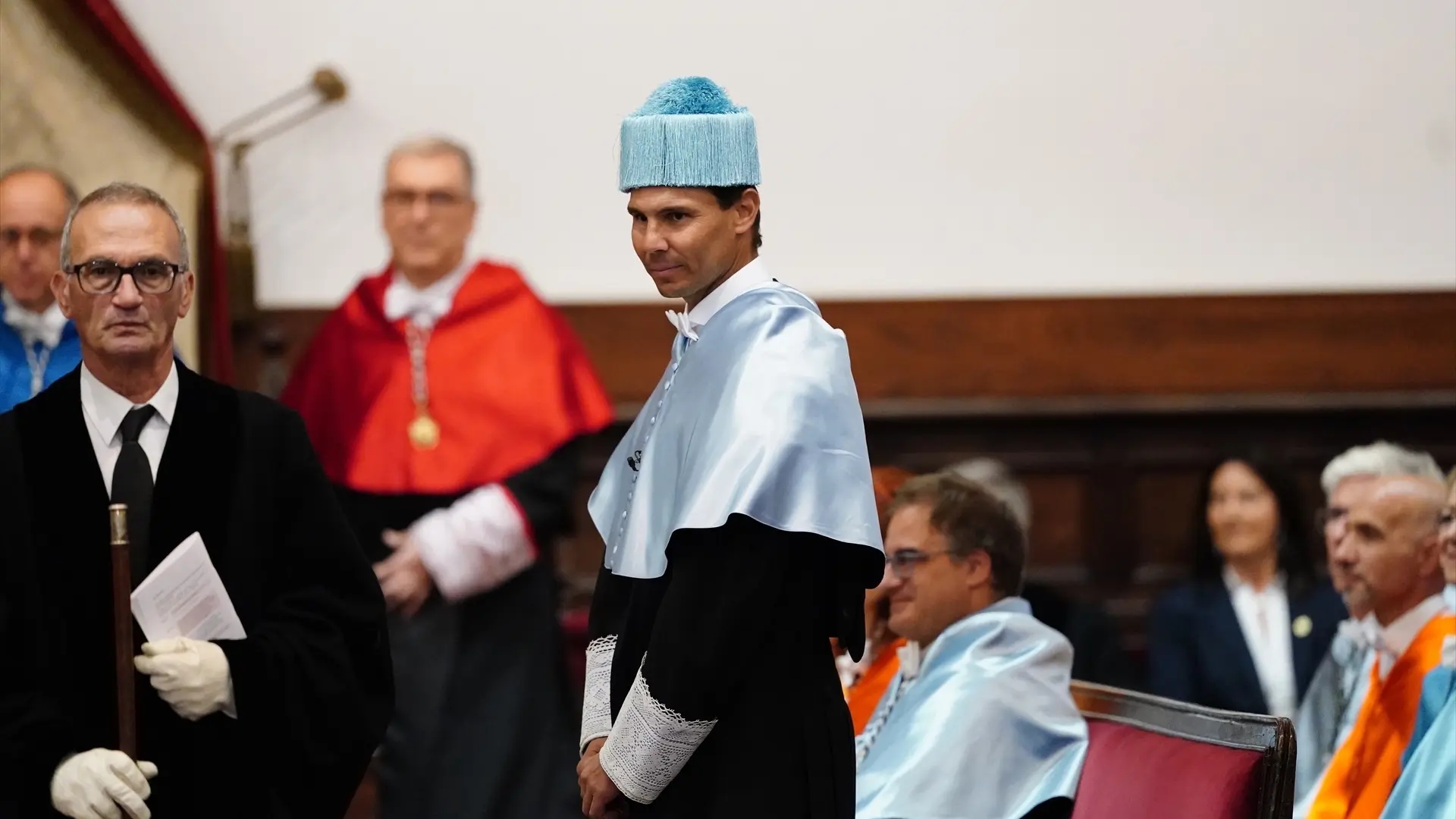 Rafa Nadal reçoit un doctorat honorifique de l'Université de Salamanque, en direct.