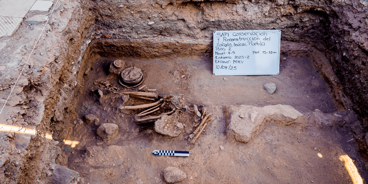 In Izúcar de Matamoros wurden menschliche Gräber und Keramikgegenstände entdeckt, die mehr als 800 Jahre alt sind.