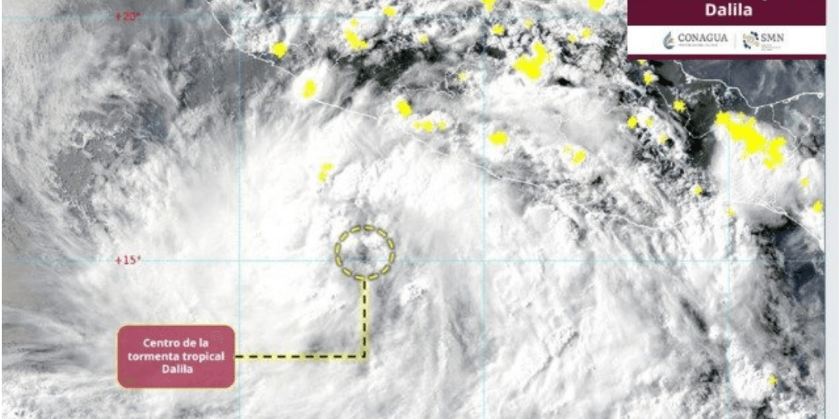 A tempestade tropical Dalila e outros sistemas trarão fortes chuvas e calor extremo neste fim de semana.