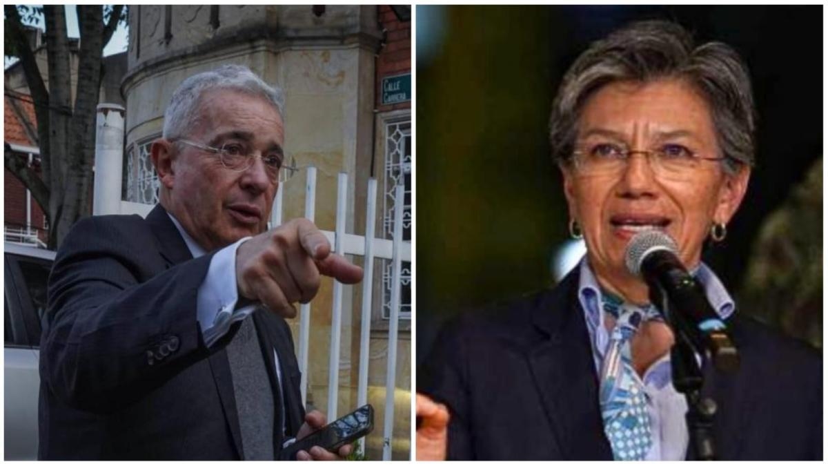 Álvaro Uribe en Claudia López zijn op sociale media in een heftige confrontatie verwikkeld