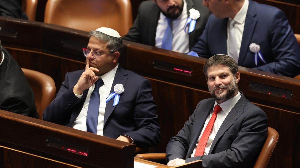 Anuncian nuevas sanciones contra dos ministros israelíes por 'incitación a la violencia extrema' contra palestinos