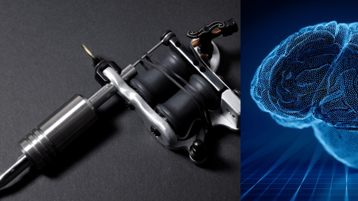 Cientistas criam tatuagem sem fio na testa que detecta fadiga mental ao longo do dia.