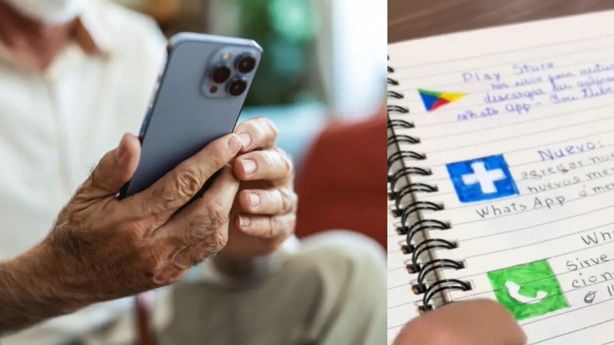 Un uomo di 93 anni frequenta lezioni per imparare a usare il cellulare