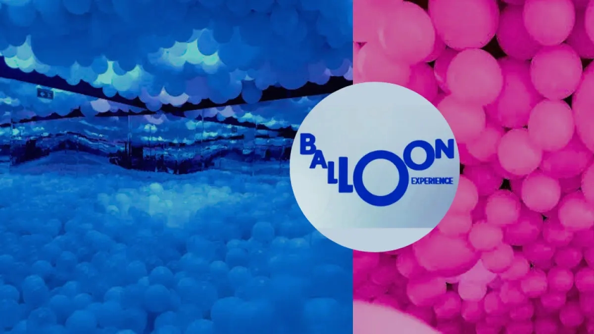 O Balloon Experience, uma piscina imersiva com mais de 140.000 bolas, chega a Bogotá na Plaza Central.