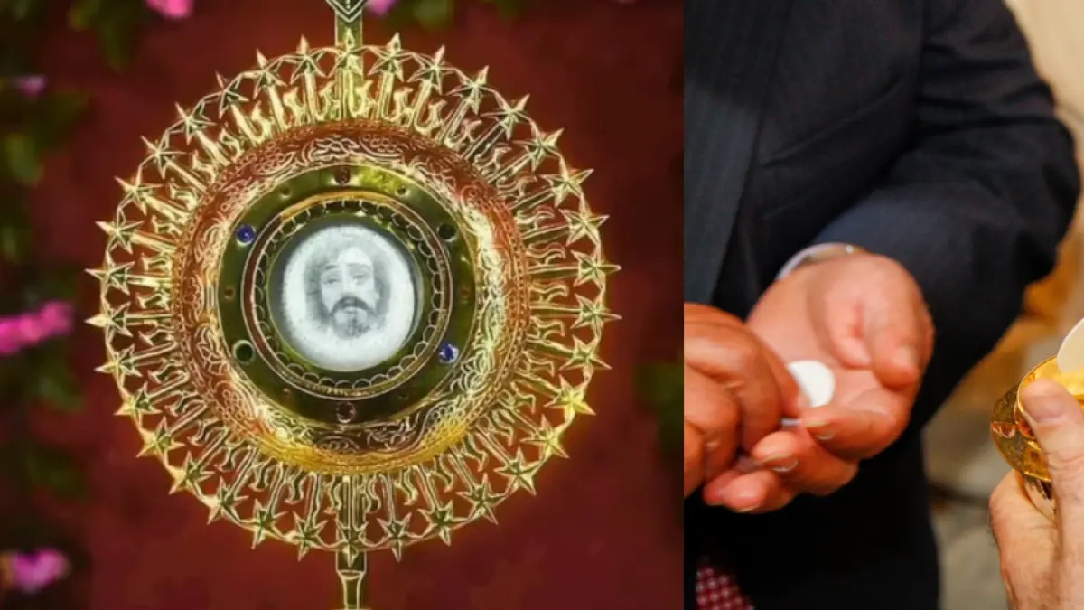 O Vaticano reconheceu uma hóstia consagrada com o rosto de Jesus como um milagre.