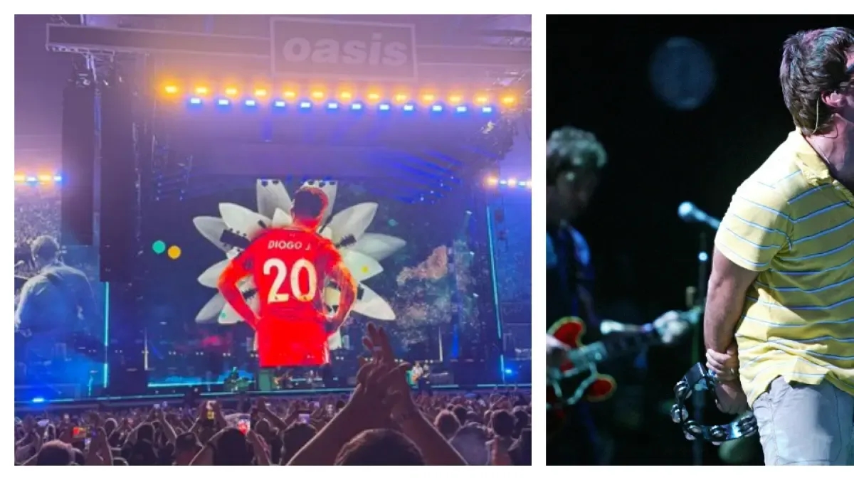 Oasis thrills football fans with a heartfelt tribute to Diogo Jota, performing 'Live Forever'; video