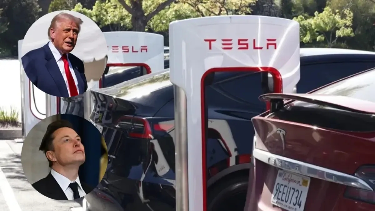 Tesla sofre forte queda de ações após novo confronto entre Trump e Musk sobre partido político