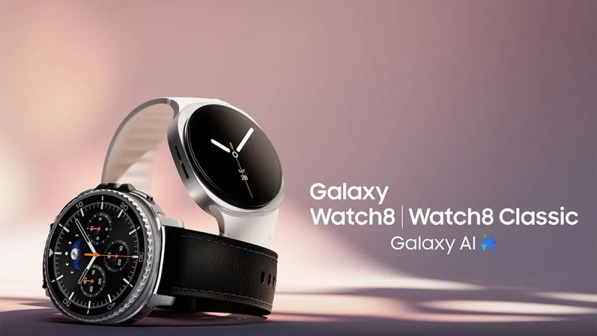 Samsung revela a série Galaxy Watch8: design mais fino, IA avançada e novos recursos de saúde