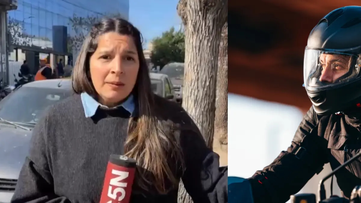 Motociclista na Argentina tentou assaltar jornalista durante transmissão ao vivo: 'Não esperávamos'