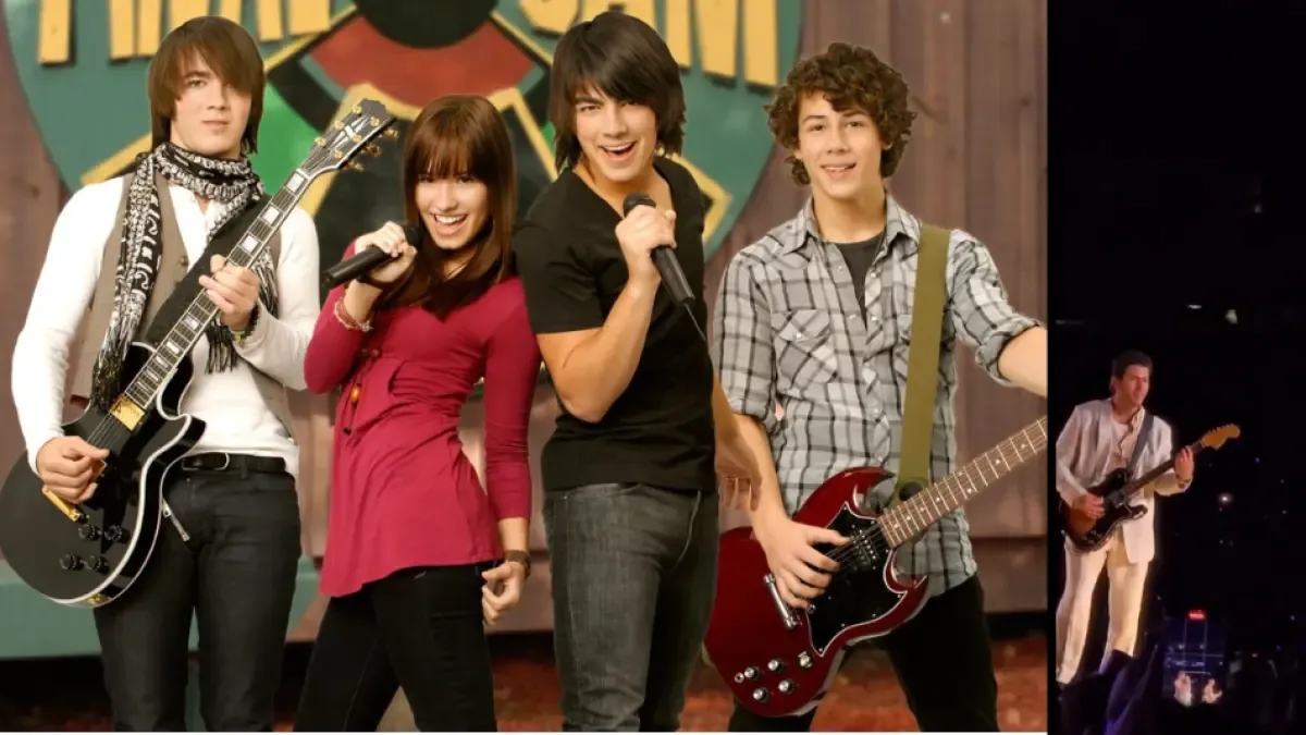 Demi Lovato überrascht das Publikum beim Jonas Brothers-Konzert in New Jersey mit der Darbietung von Songs aus dem Film „Camp Rock“.