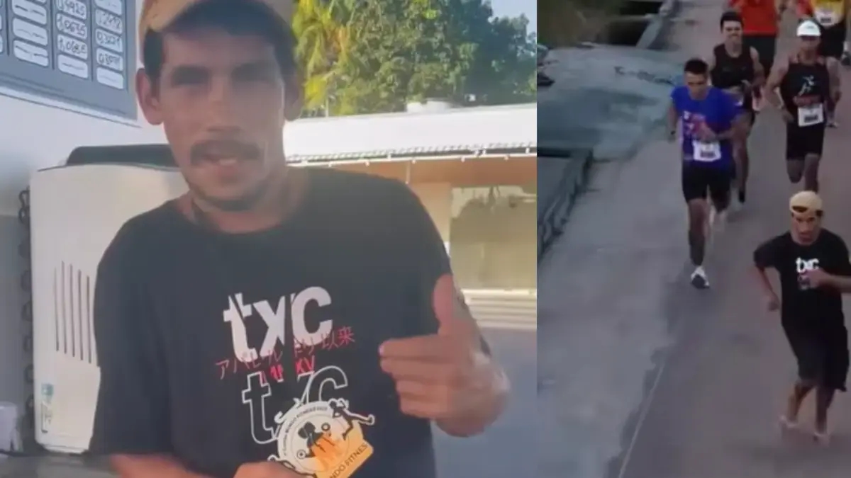 Homem bêbado participa de corrida no Brasil, ultrapassa corredores e ganha medalha