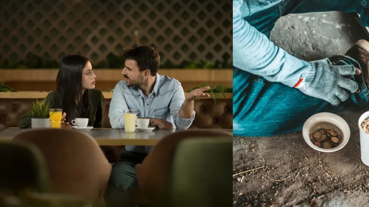 Restoran sahibi, evsiz adama ücretsiz bir tabak yemek verdiği için eleştirildi