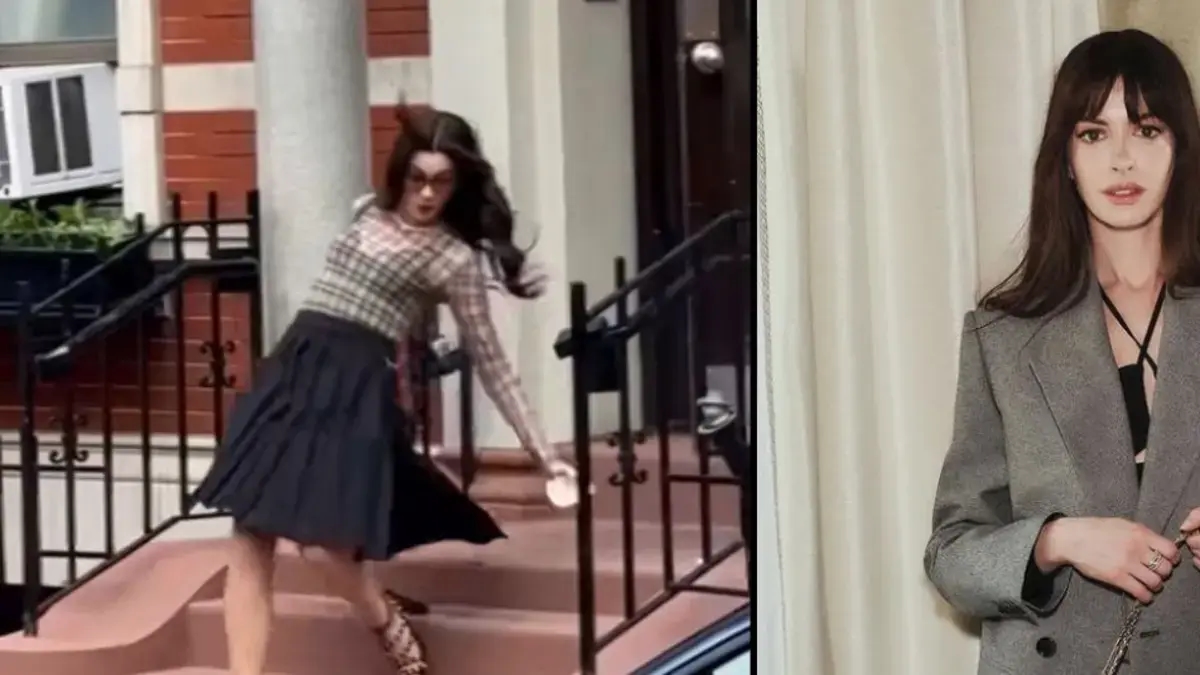 Anne Hathaway miała wypadek podczas kręcenia filmu „Diabeł ubiera się u Prady 2”