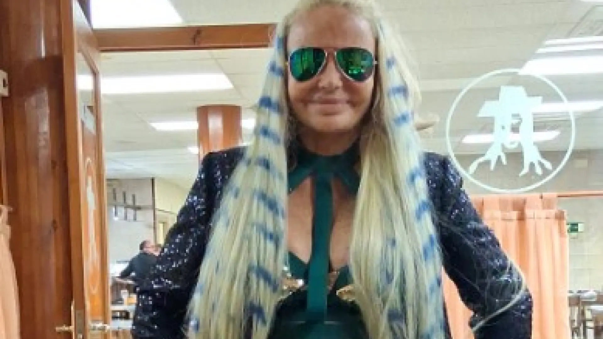 Leticia Sabater dyes her hair for Real Zaragoza: "All my support for them to win and not be relegated."