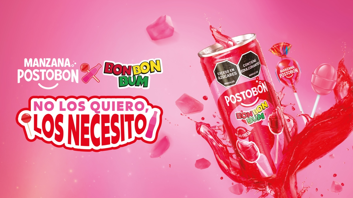 Manzana Postobón e Bon Bon Bum lanciano un lecca-lecca e una bibita in edizione limitata: in cosa consiste questa collaborazione?