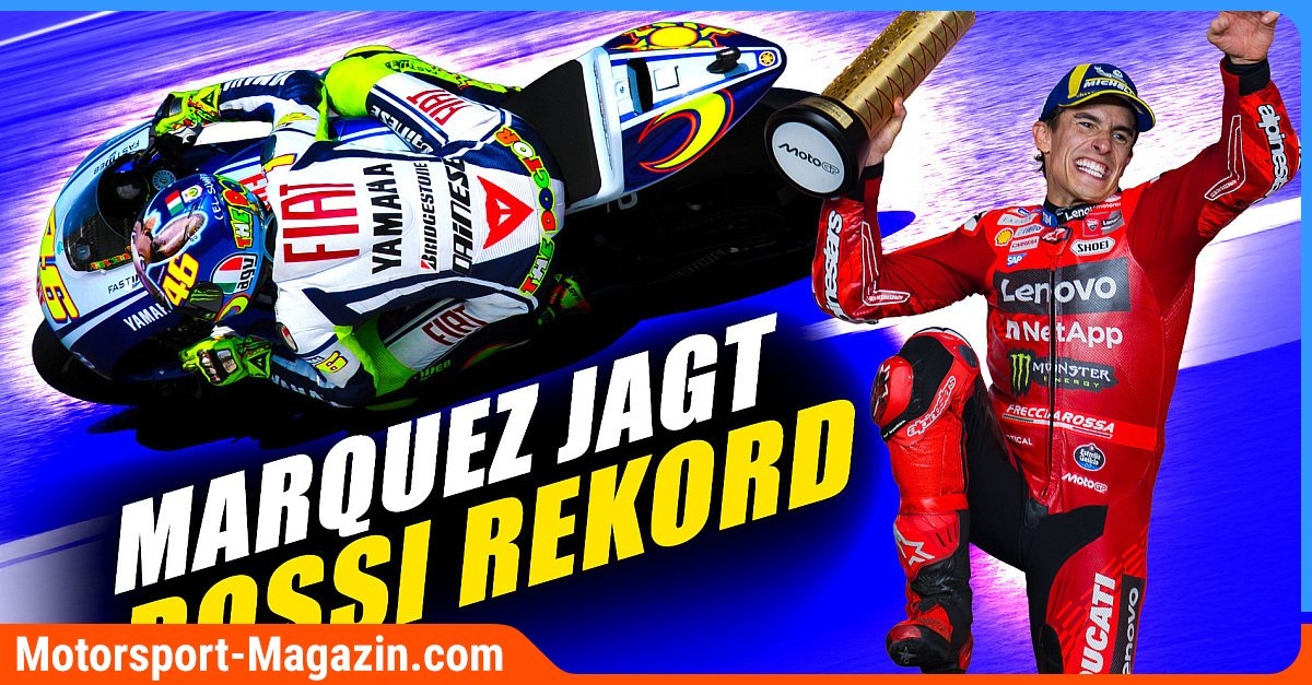 MotoGP - Wideo: Marc Marquez goni Valentino Rossiego za rekordem MotoGP: Nieistotne