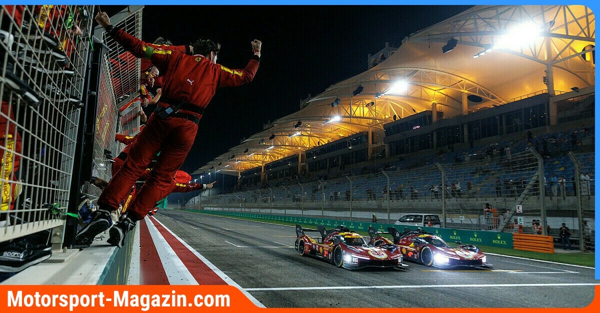 WEC Bahrain Race 2025: risultati, classifica del campionato mondiale e festa della Ferrari al termine della stagione