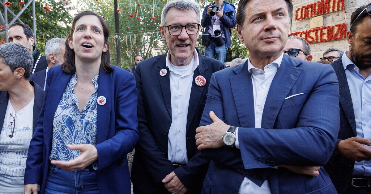 Elly Schlein challenges Rai but fills Rai schedules. The marathon referendum between down-at-heel megaphones and big cars