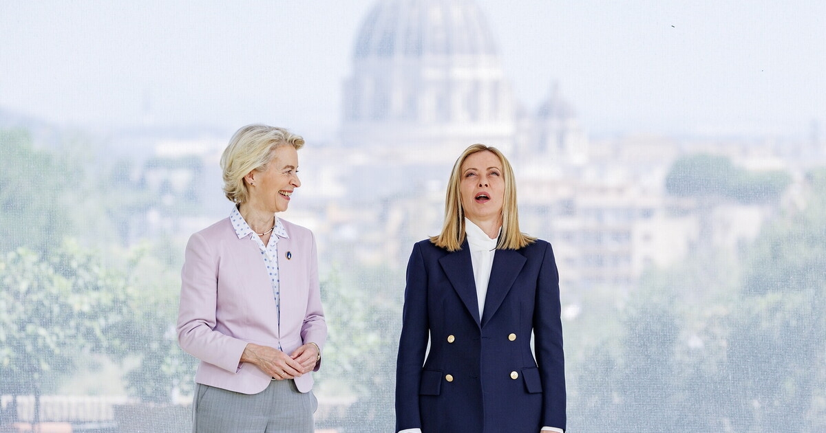 Over tarieven zei Meloni tegen von der Leyen: "De EU zal steun verlenen aan bedrijven zonder dat dit gevolgen heeft voor de NRRP." Ze streeft ook naar een coalitie met Merz.