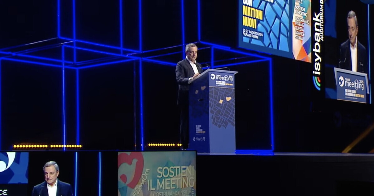L’Europa tra oggi e domani: il discorso di Mario Draghi al Meeting di Rimini