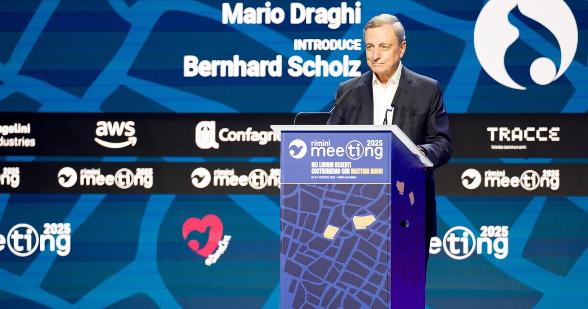 La sveglia di Draghi all'Europa dal Meeting di Rimini