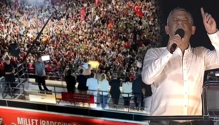 El líder del CHP, Özgür Özel, dijo: "Tenemos que hacer estallar la burbuja desde aquí" y anunció: "Esta es la mayor mentira que he escuchado en mi vida".