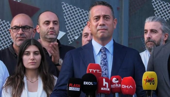 O vice-presidente do grupo CHP, Başarır, falou na sede provincial da CHP em Istambul: "A cadeira está ocupada, seu dono é conhecido."