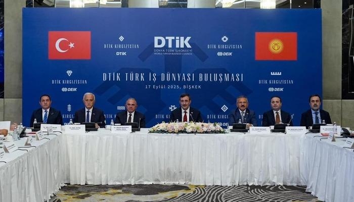 Vice President Yilmaz met with Turkish businesspeople in Kyrgyzstan