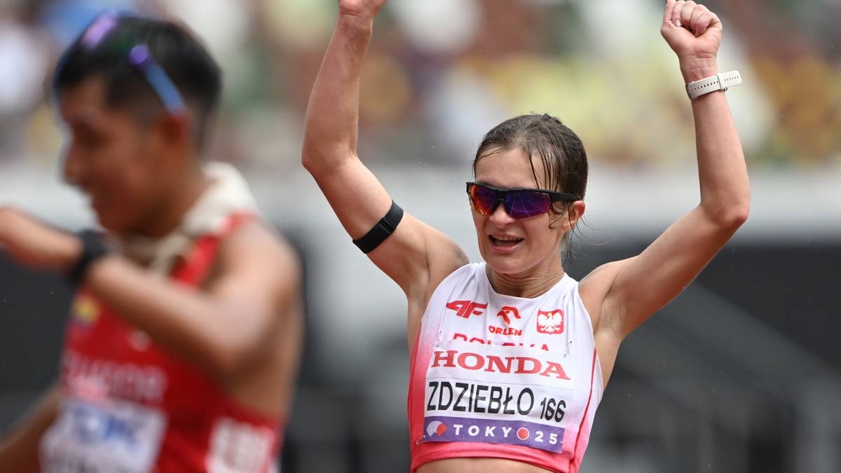 Dit had Polen's eerste medaille op de WK atletiek kunnen zijn. Het was slechts een fractie van wat het ooit was.