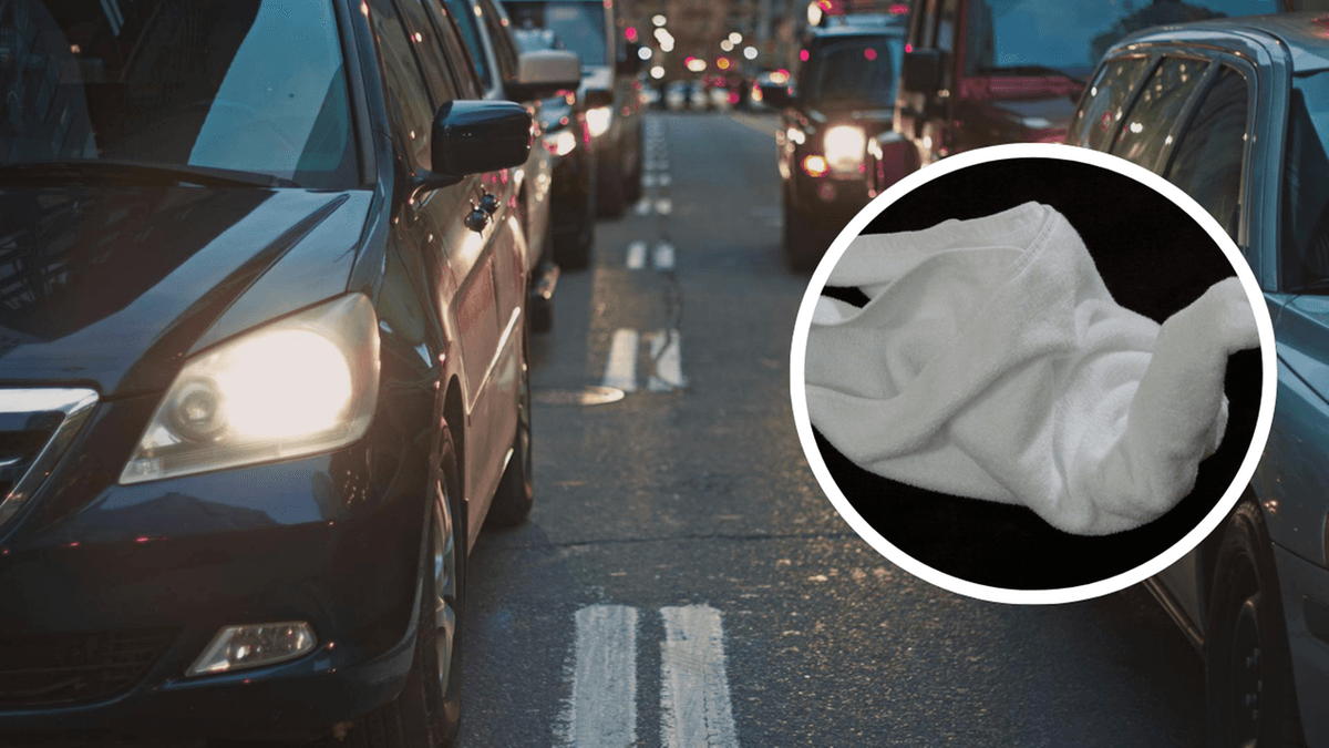 Zie je een witte handdoek op je auto? Negeer dit waarschuwingssignaal niet.