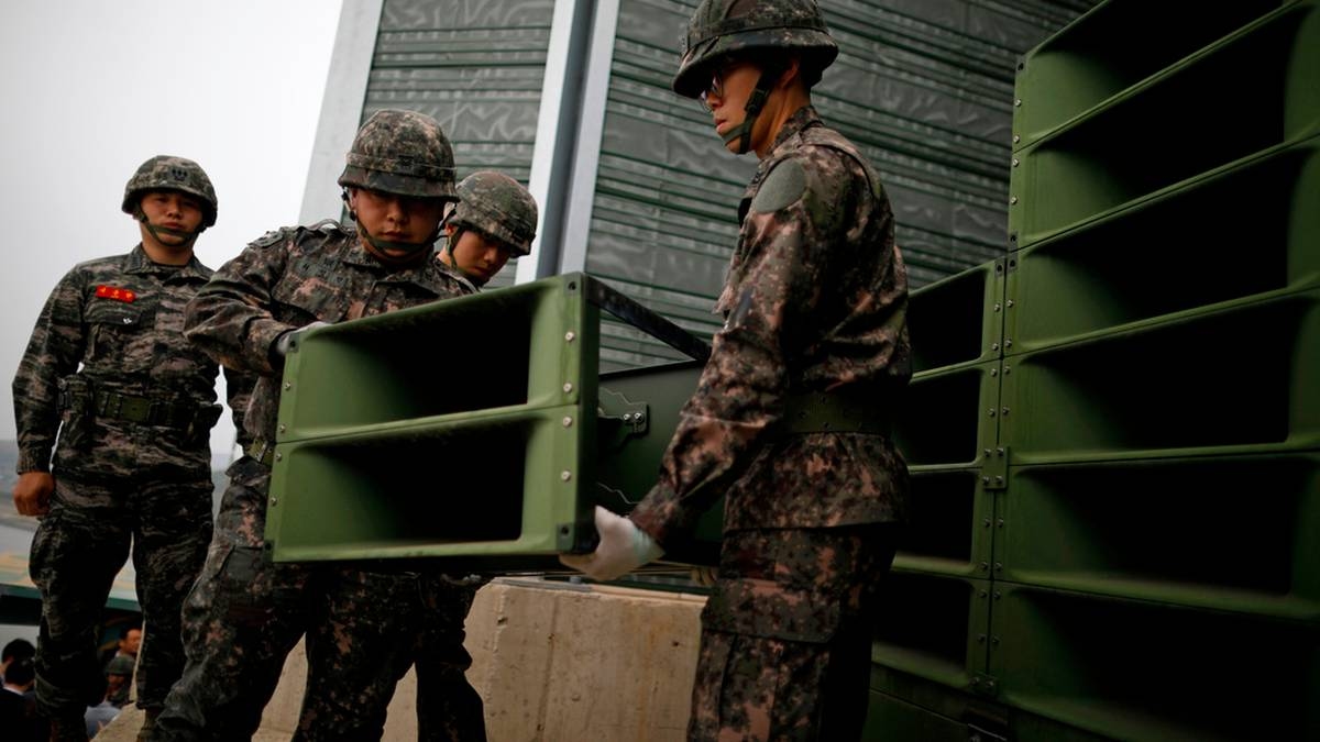 "Vermindering van de spanningen." Een ommekeer aan de grens met Noord-Korea