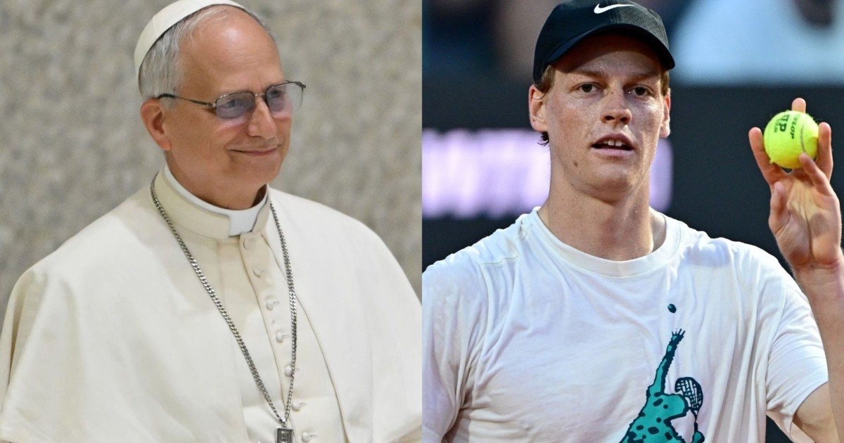 Pope Leo XIV 'accepts' charity tennis match and jokes: 'Just don't bring Sinner'