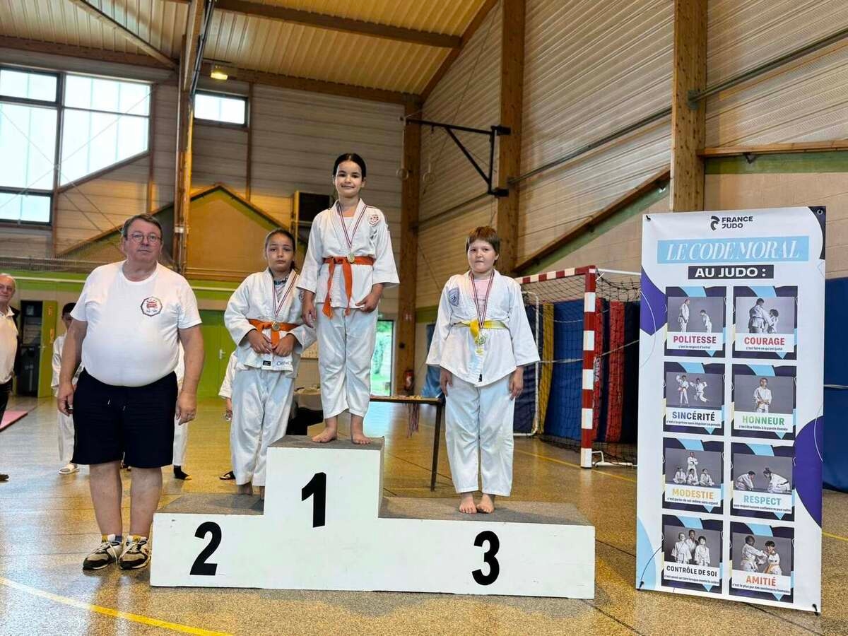 Sixty young judokas gathered in La Noue