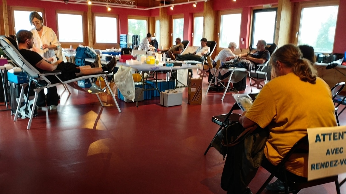 Uma grande mobilização de doadores de sangue em Langres