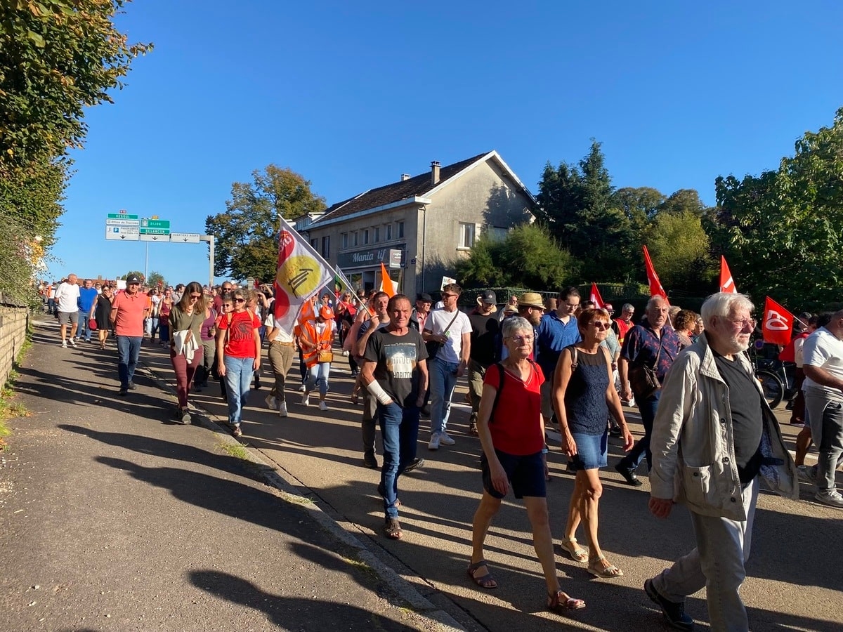Nearly 300 people mobilized in Langres