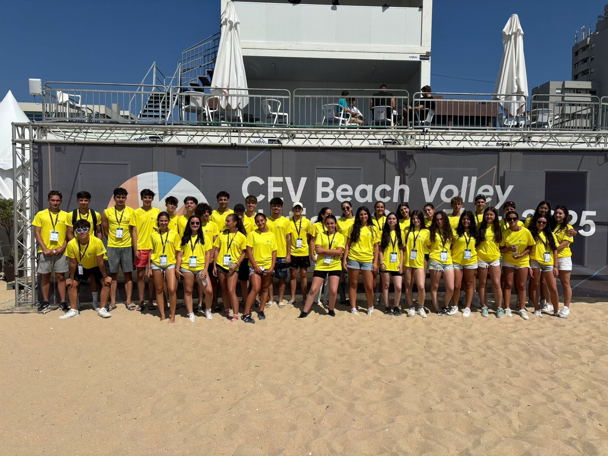 Guarda'lı gençler Plaj Voleybolu Milletler Kupası Finalinde iş birliği yaptı