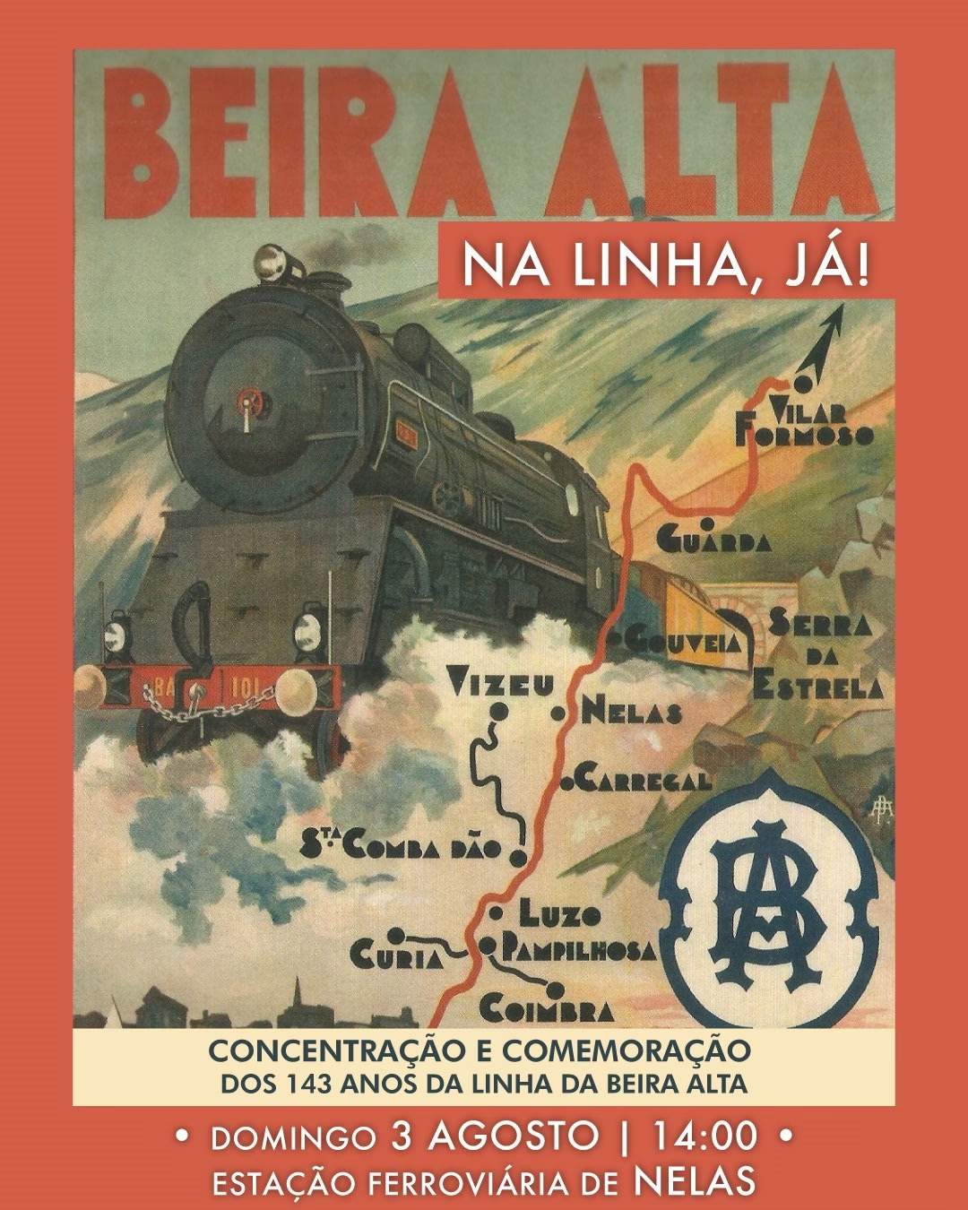 Movimento Cívico pela Linha da Beira Alta exige a reabertura integral da Linha da Beira Alta