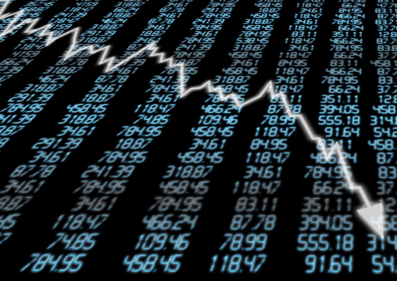 European stock markets are in widespread decline due to the crisis in France and the PSI is no exception