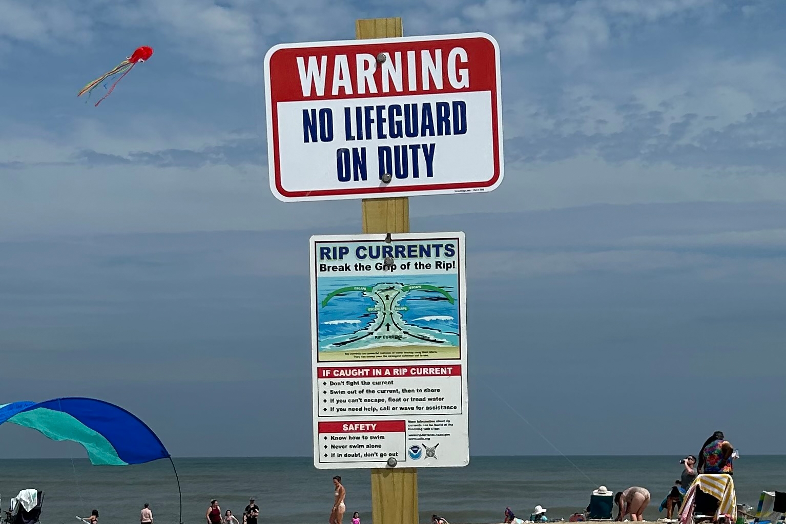 At Some Federal Beaches, Surf’s Up but the Lifeguard Chair’s Empty